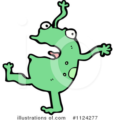 Royalty-Free (RF) Monster Clipart Illustration by lineartestpilot - Stock Sample #1124277