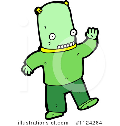 Royalty-Free (RF) Monster Clipart Illustration by lineartestpilot - Stock Sample #1124284