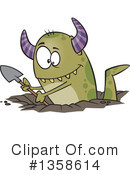Monster Clipart #1358614 by toonaday