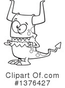 Monster Clipart #1376427 by toonaday