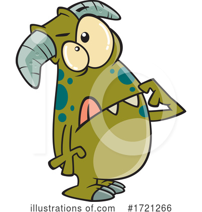 Royalty-Free (RF) Monster Clipart Illustration by toonaday - Stock Sample #1721266