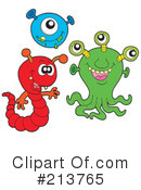 Monsters Clipart #213765 by visekart