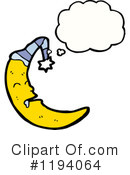 Moon Clipart #1194064 by lineartestpilot