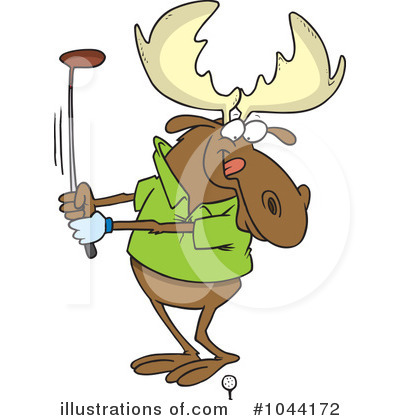 Moose Clipart #1044172 by toonaday