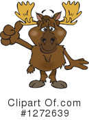 Moose Clipart #1272639 by Dennis Holmes Designs