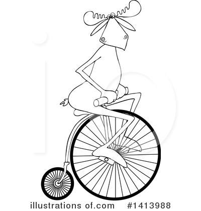 Bicycle Clipart #1413988 by djart