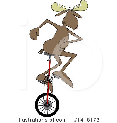Unicycle Clipart #1416173 by djart