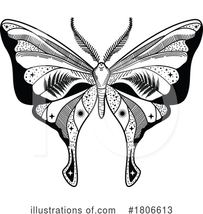 Moths Clipart #1806613 by Vector Tradition SM