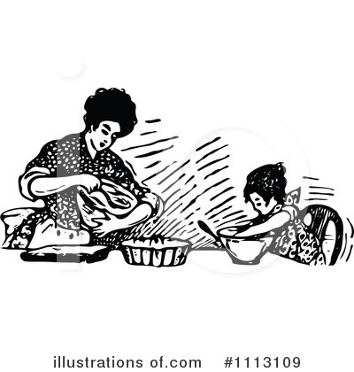Baking Clipart #1113109 by Prawny Vintage