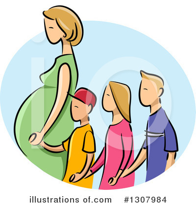 Maternity Clipart #1307984 by BNP Design Studio