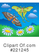 Moths Clipart #221245 by visekart