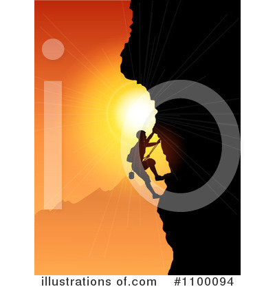 Rock Climber Clipart #1100094 by KJ Pargeter