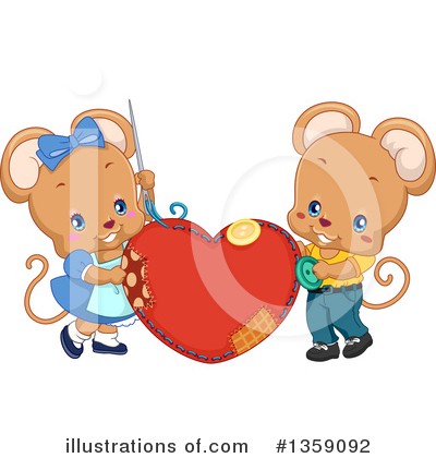 Royalty-Free (RF) Mouse Clipart Illustration by BNP Design Studio - Stock Sample #1359092