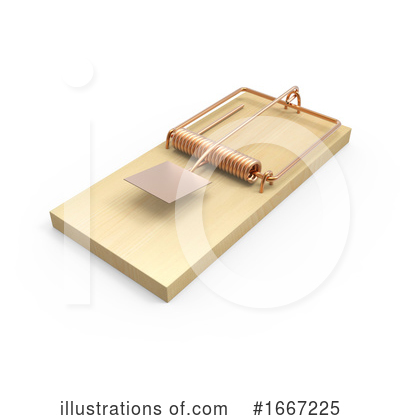 Mouse Trap Clipart #1667224 - Illustration by Steve Young
