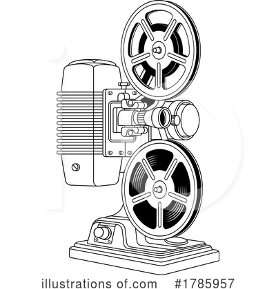 Royalty-Free (RF) Movie Clipart Illustration by Lal Perera - Stock Sample #1785957