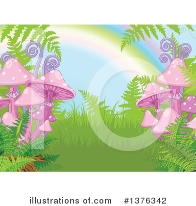 Royalty-Free (RF) Mushrooms Clipart Illustration by Pushkin - Stock Sample #1376342