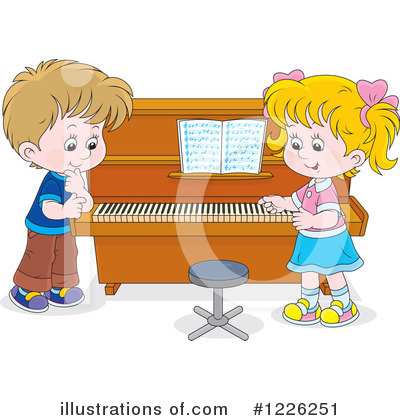 Piano Clipart #1226251 by Alex Bannykh
