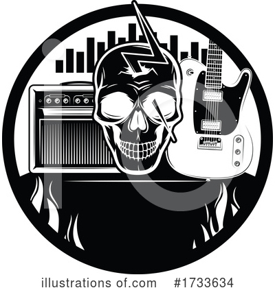 Rock Music Clipart #1733634 by Vector Tradition SM
