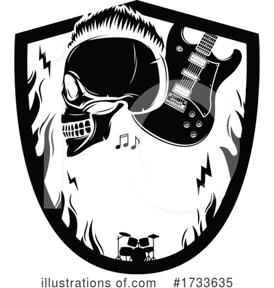 Rock Music Clipart #1733635 by Vector Tradition SM