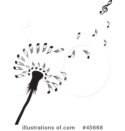 Music Clipart #45668 by Michael Schmeling