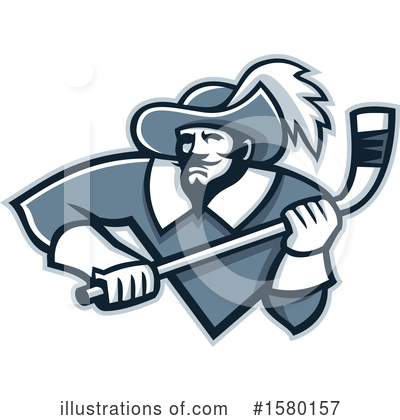 Royalty-Free (RF) Musketeer Clipart Illustration by patrimonio - Stock Sample #1580157