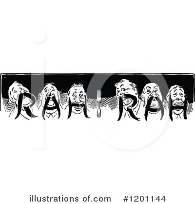 Royalty-Free (RF) Mustach Clipart Illustration by Prawny Vintage - Stock Sample #1201144