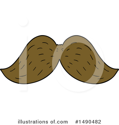 Mustache Clipart #1490482 by lineartestpilot