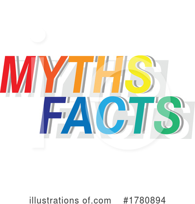 Myths Vs Facts Clipart #1780894 by Vector Tradition SM