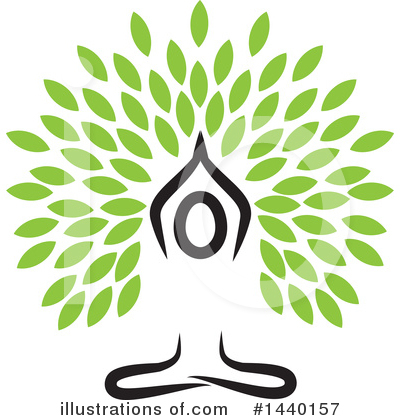 Meditating Clipart #1440157 by ColorMagic