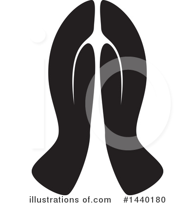 Royalty-Free (RF) Namaste Clipart Illustration by ColorMagic - Stock Sample #1440180