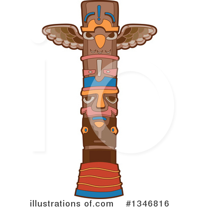 Totem Pole Clipart #1346816 by BNP Design Studio