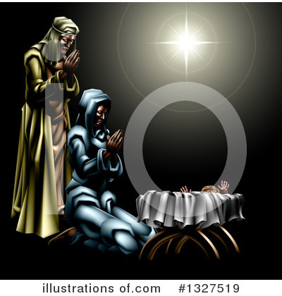 Virgin Mary Clipart #1327519 by AtStockIllustration