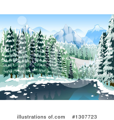 Mountains Clipart #1307723 by BNP Design Studio