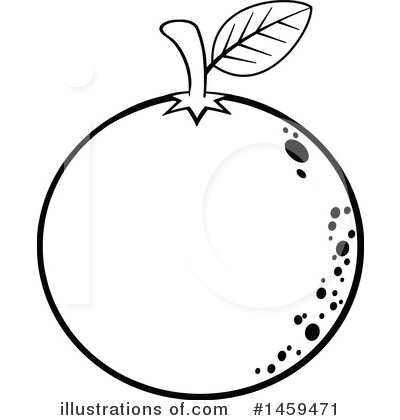 Navel Orange Clipart #1459471 by Hit Toon