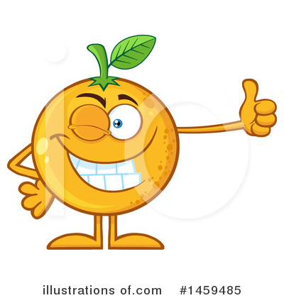 Navel Orange Clipart #1459485 by Hit Toon