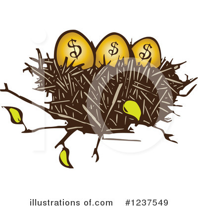 Royalty-Free (RF) Nest Clipart Illustration by xunantunich - Stock Sample #1237549