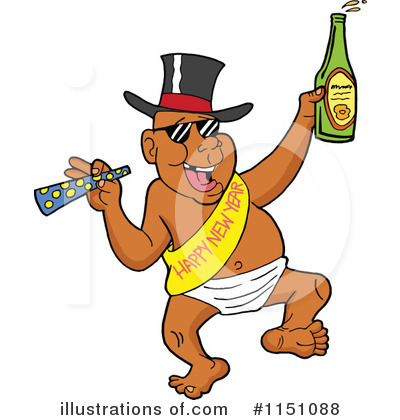 Man Clipart #1151088 by LaffToon