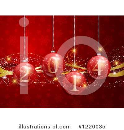 Royalty-Free (RF) New Year Clipart Illustration by KJ Pargeter - Stock Sample #1220035