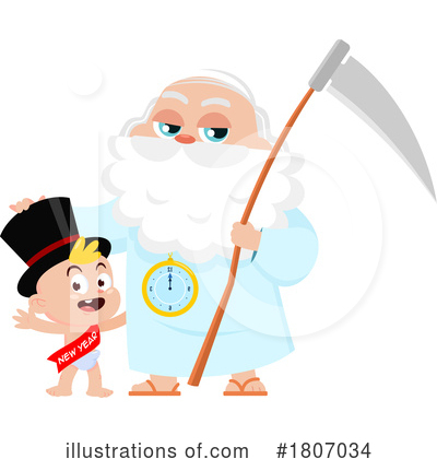 Royalty-Free (RF) New Year Clipart Illustration by Hit Toon - Stock Sample #1807034