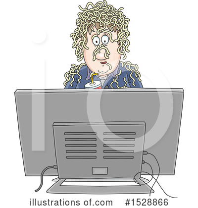 Computers Clipart #1528866 by Alex Bannykh