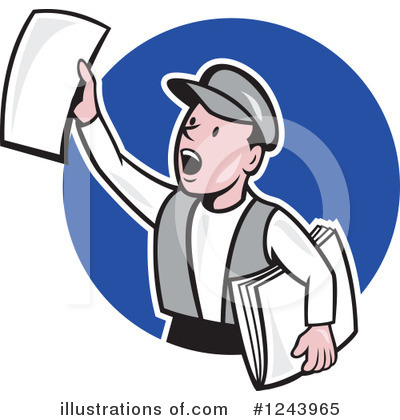 Newspaper Clipart #1243965 by patrimonio