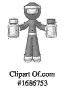 Ninja Clipart #1686753 by Leo Blanchette