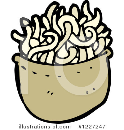 Noodles Clipart #1227247 - Illustration by lineartestpilot