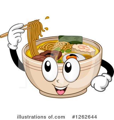 Royalty-Free (RF) Noodles Clipart Illustration by BNP Design Studio - Stock Sample #1262644