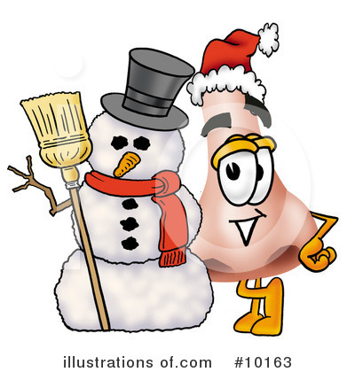 Royalty-Free (RF) Nose Clipart Illustration by Mascot Junction - Stock Sample #10163