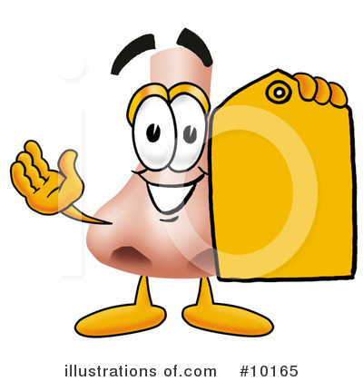 Royalty-Free (RF) Nose Clipart Illustration by Mascot Junction - Stock Sample #10165