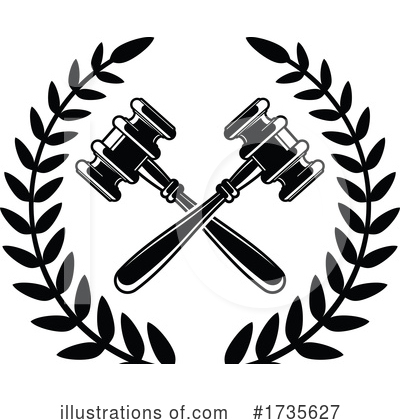 Gavel Clipart #1735627 by Vector Tradition SM