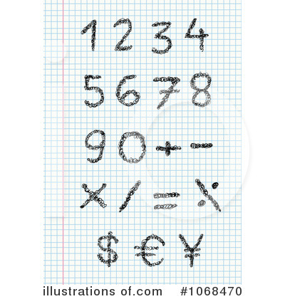 Royalty-Free (RF) Numbers Clipart Illustration by yayayoyo - Stock Sample #1068470