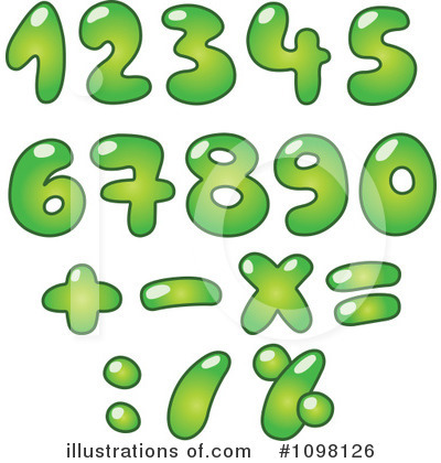 Royalty-Free (RF) Numbers Clipart Illustration by yayayoyo - Stock Sample #1098126