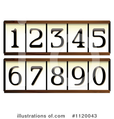 Numbers Clipart #1120043 by michaeltravers